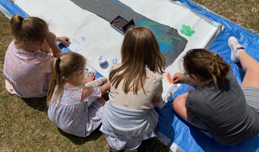 Abbey People Big Lunch welcoming families to Chalk Dreams