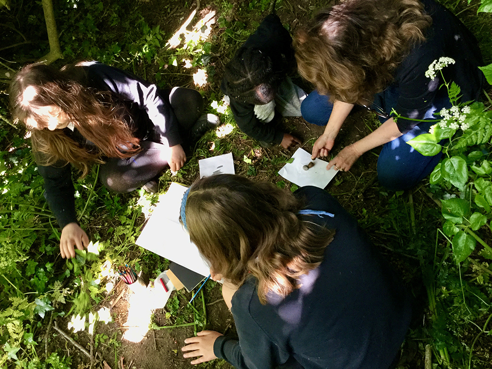 Artscapers from 3 - 13 years old gather to share