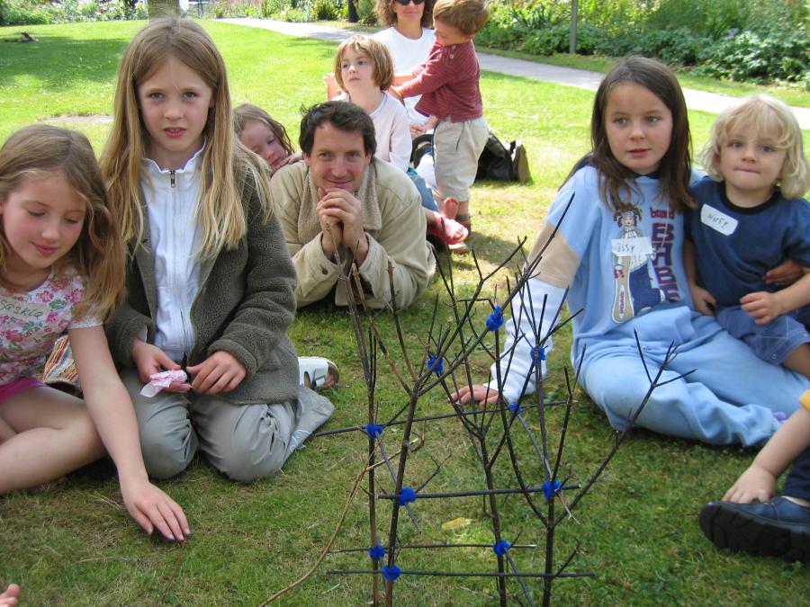 Families visit 100 Languages of Children 2004